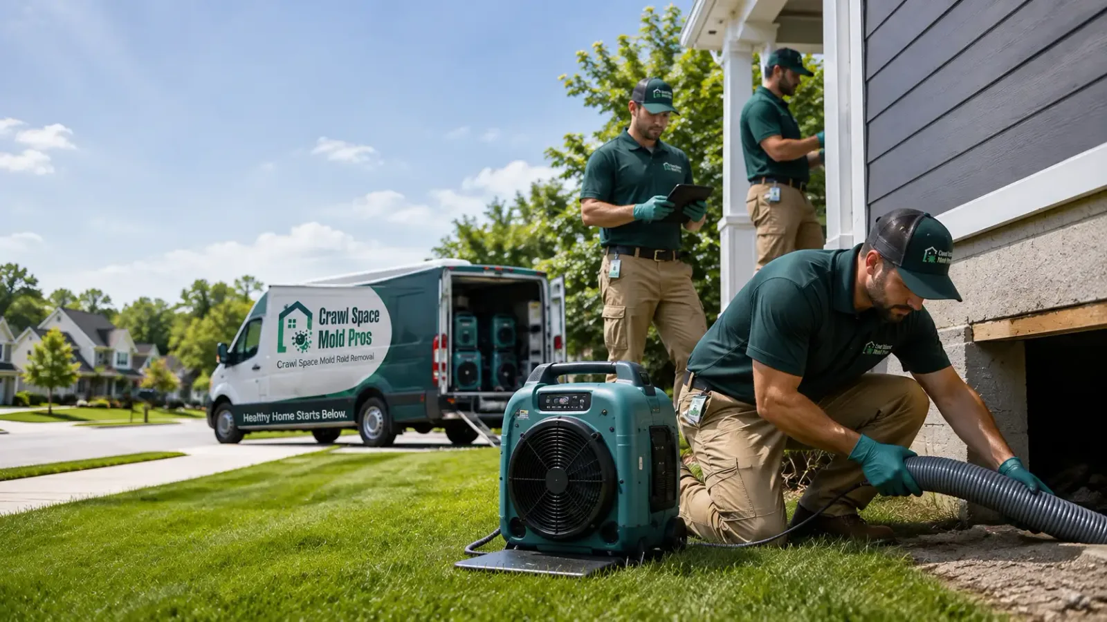 Crawl Space Mold Removal in Monument, OR